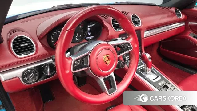 Porsche 718 Boxster 2021 Небесно-голубой из Кореи, фото 3