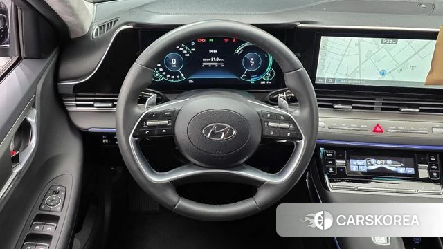 Hyundai The New Grandeur IG Hybrid 2022 Черный из Кореи, фото 3