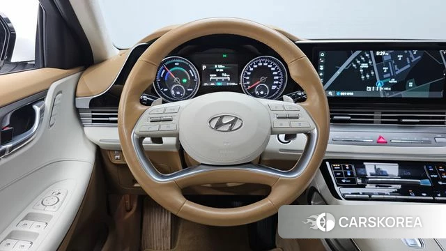 Hyundai The New Grandeur IG Hybrid 2020 Белый из Кореи, фото 3