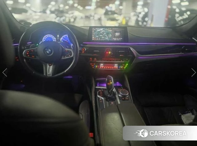 BMW 5 Series (G30) 2019 Черный из Кореи, фото 3