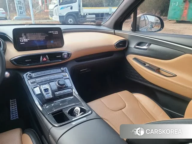 Hyundai The New Santa Fe 2021 Светло-зеленый из Кореи, фото 3