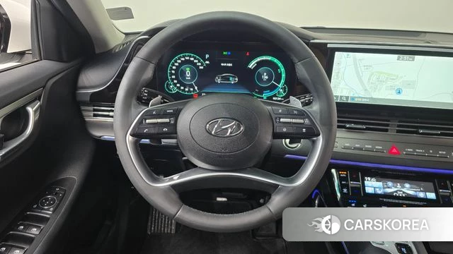 Hyundai The New Grandeur IG Hybrid 2021 Белый из Кореи, фото 3