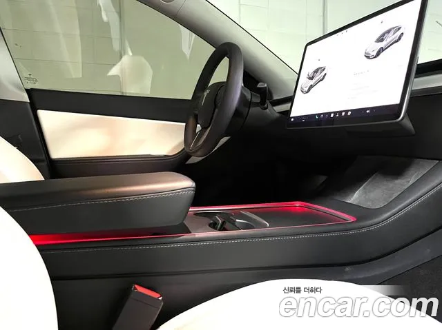 Tesla Model Y 2021 Белый из Кореи, фото 3