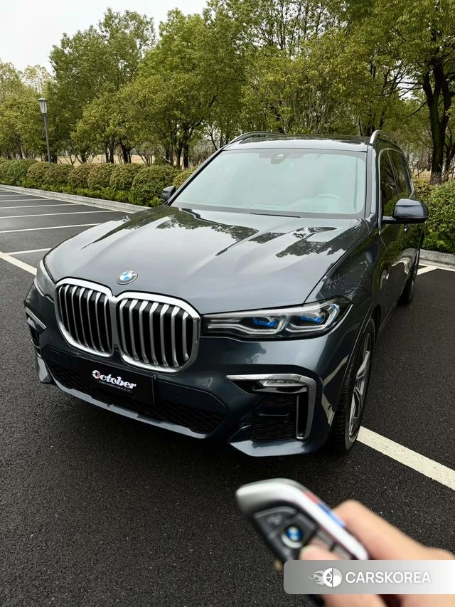 BMW X7 2021 Темно-серый из Китая, фото 3