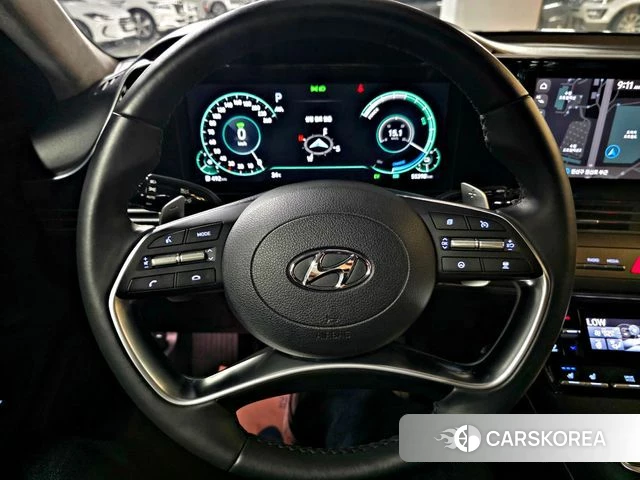 Hyundai The New Grandeur IG Hybrid 2022 Черный из Кореи, фото 3