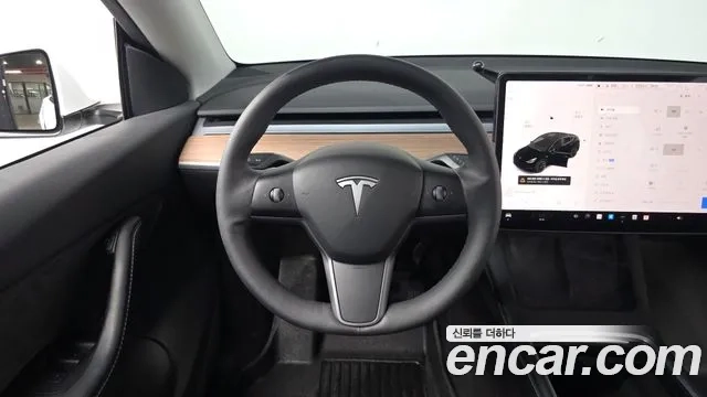 Tesla Model Y 2021 Белый из Кореи, фото 3