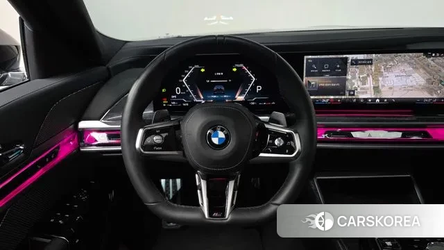 BMW 7 Series (G70) 2023 Черный из Кореи, фото 3