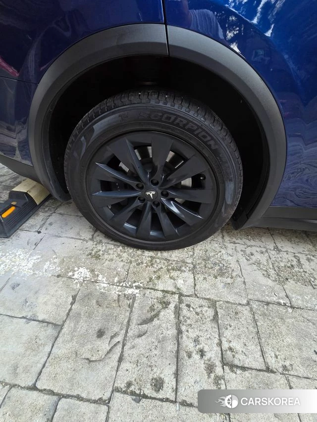 Tesla Model X 2018 Синий из Кореи, фото 3