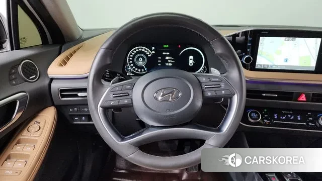 Hyundai Sonata (DN8) 2022 Белый из Кореи, фото 3