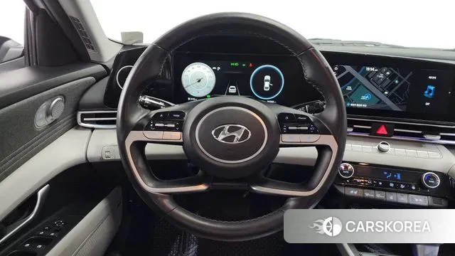 Hyundai Avante Hybrid (CN7) 2020 Белый из Кореи, фото 3