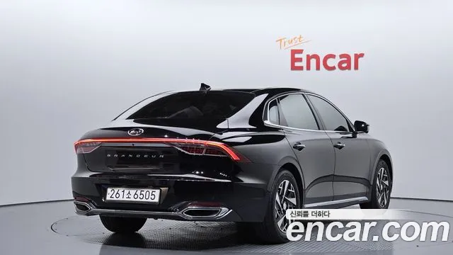 Hyundai The New Grandeur IG Hybrid 2019 Черный из Кореи, фото 3