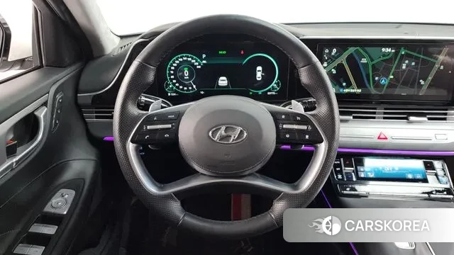 Hyundai The New Grandeur IG Hybrid 2020 Белый из Кореи, фото 3