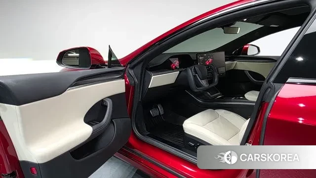 Tesla Model S 2023 Красный из Кореи, фото 3