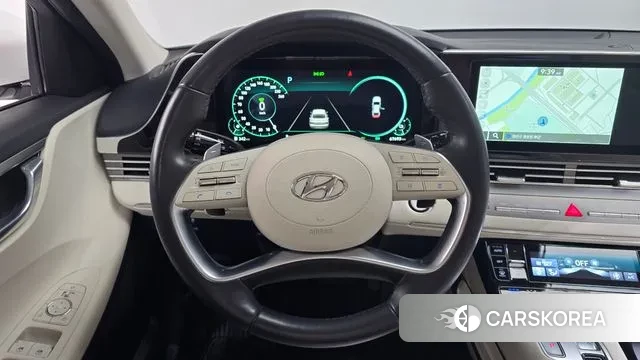 Hyundai The New Grandeur IG Hybrid 2021 Белый из Кореи, фото 3