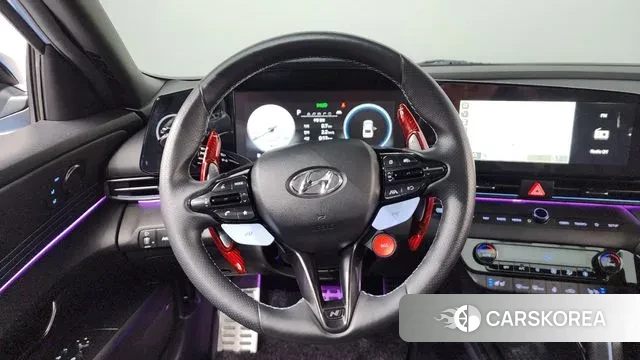 Hyundai Avante (CN7) 2022 Небесно-голубой из Кореи, фото 3