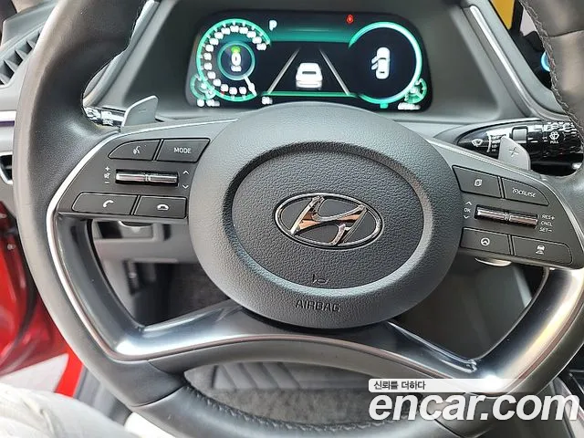 Hyundai Sonata Hybrid (DN8) 2019 Красный из Кореи, фото 3