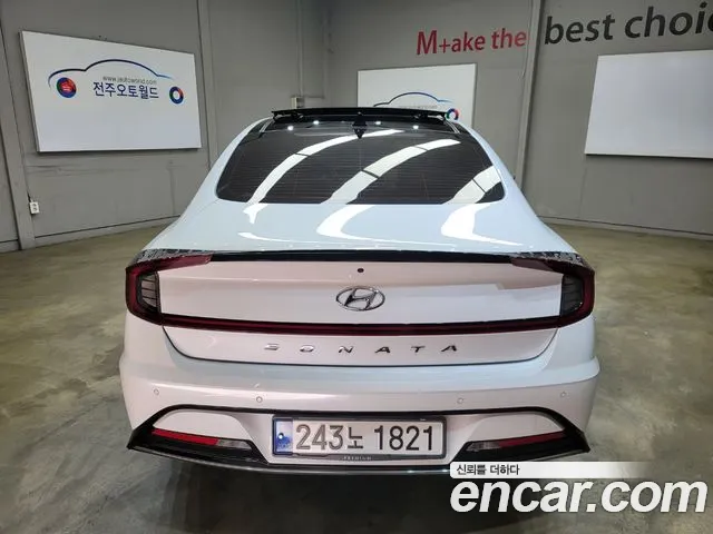 Hyundai Sonata Hybrid (DN8) 2021 Белый из Кореи, фото 3