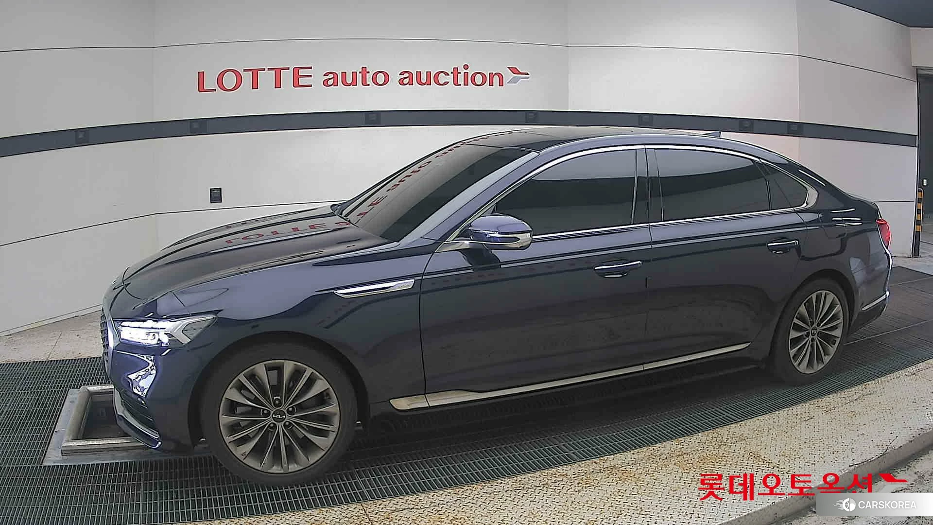 Kia K9 2022 Deep Chroma Blue из Кореи, фото 3