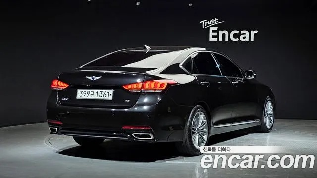 Genesis G80 2018 Черный из Кореи, фото 3