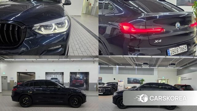 BMW X4 (G02) 2021 Черный из Кореи, фото 3