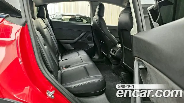 Tesla Model Y 2021 Красный из Кореи, фото 3