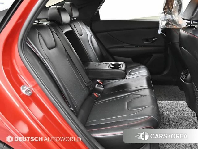 Hyundai Avante (CN7) 2021 Красный из Кореи, фото 3