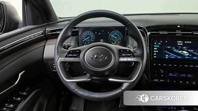 Hyundai Tucson Hybrid (NX4) 2021 Серый из Кореи, фото 3