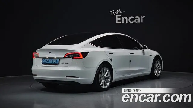 Tesla Model 3 2020 Белый из Кореи, фото 3