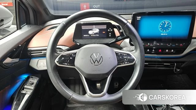 Volkswagen ID.4 2023 Серебристо-серый из Кореи, фото 3