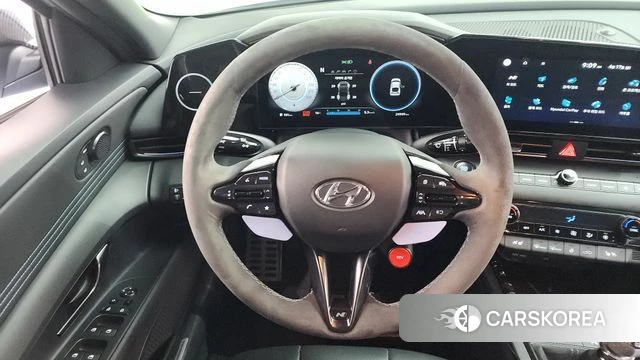 Hyundai Avante (CN7) 2022 Небесно-голубой из Кореи, фото 3