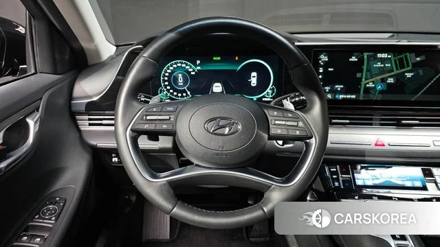 Hyundai The New Grandeur IG Hybrid 2022 Черный из Кореи, фото 3