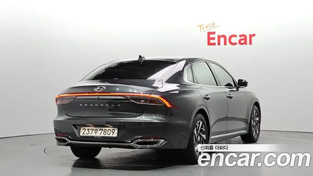 Hyundai The New Grandeur IG Hybrid 2020 Серый из Кореи, фото 3