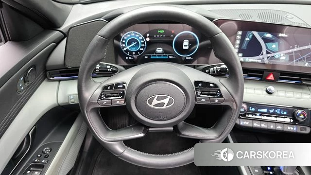 Hyundai The New Avante (CN7) 2024 Черный из Кореи, фото 3