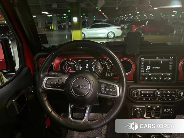 Jeep Wrangler (JL) 2021 Красный из Кореи, фото 3