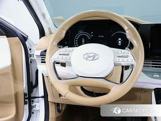 Hyundai The New Grandeur IG Hybrid 2019 Белый из Кореи, фото 3