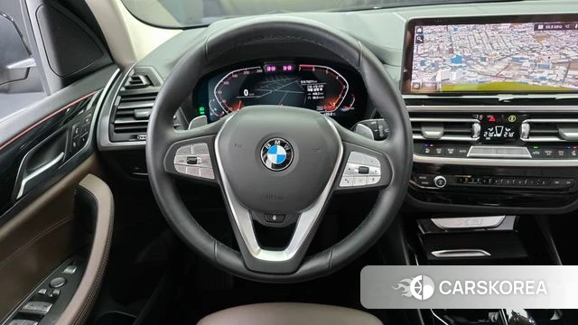 BMW X3 (G01) 2022 Черный из Кореи, фото 3