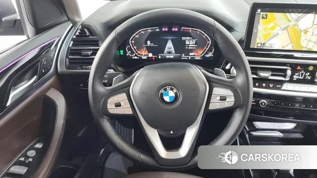 BMW X3 (G01) 2022 Черный из Кореи, фото 3