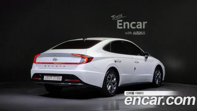 Hyundai Sonata (DN8) 2021 Белый из Кореи, фото 3