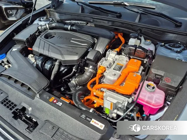 Hyundai Sonata D Edge Hybrid (DN8) 2023 Небесно-голубой из Кореи, фото 3