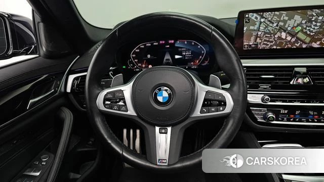 BMW 5 Series (G30) 2022 Синий из Кореи, фото 3
