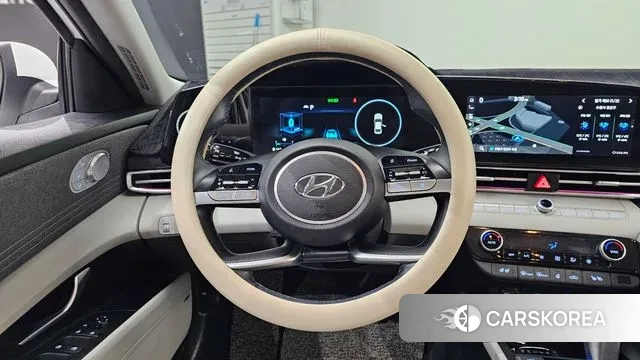 Hyundai Avante (CN7) 2022 Белый из Кореи, фото 3