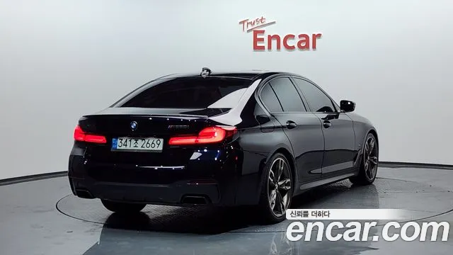 BMW 5 Series (G30) 2020 Черный из Кореи, фото 3