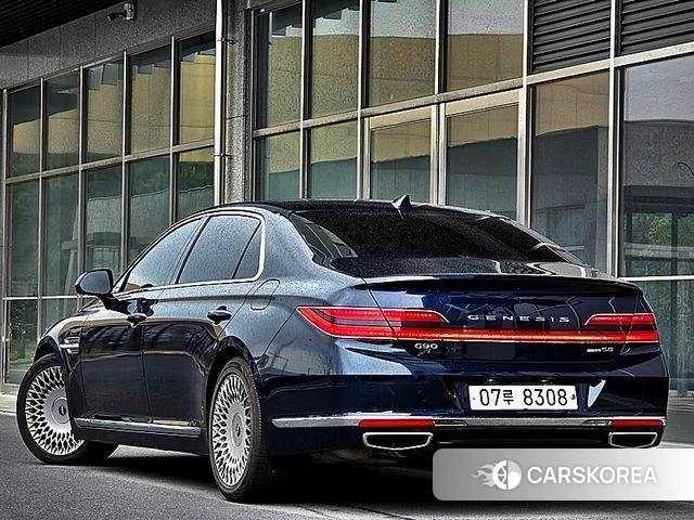 Genesis G90 2019 Синий из Кореи, фото 3