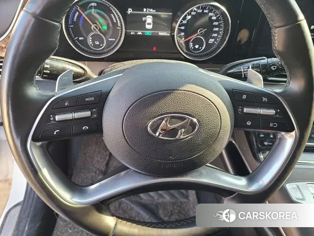 Hyundai The New Grandeur IG Hybrid 2021 Белый из Кореи, фото 3