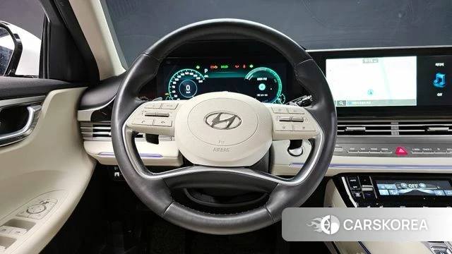 Hyundai The New Grandeur IG Hybrid 2022 Белый из Кореи, фото 3