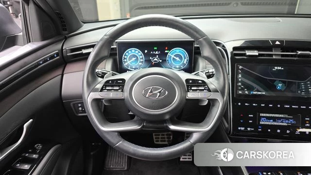 Hyundai Tucson Hybrid (NX4) 2022 Серый из Кореи, фото 3