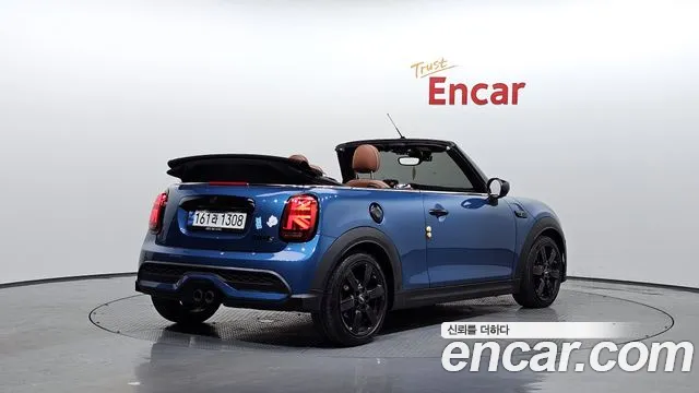 Mini Cooper S Convertible 2022 Синий из Кореи, фото 3