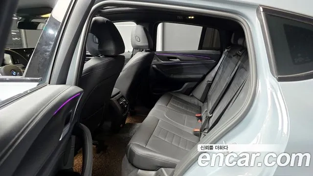 BMW X4 (G02) 2024 Небесно-голубой из Кореи, фото 3