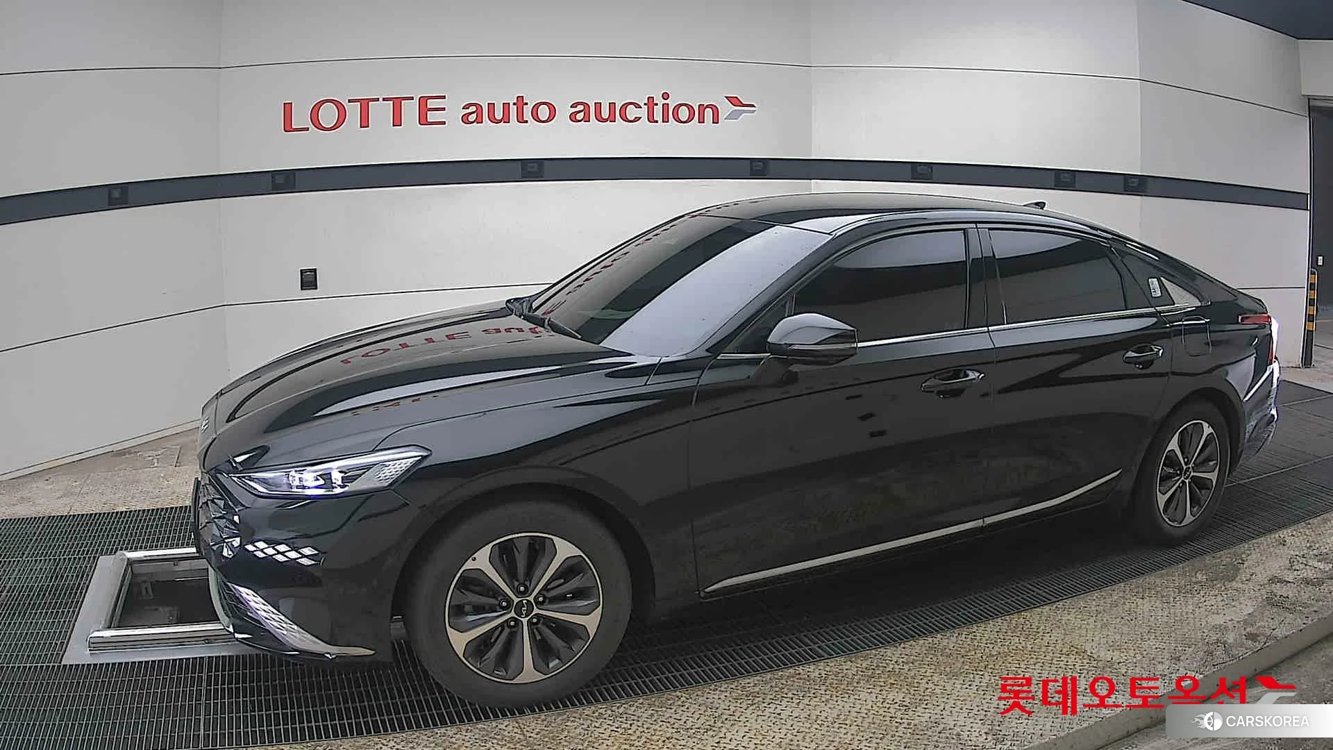 Kia K8 Hybrid 2022 Aurora Black Pearl из Кореи, фото 3