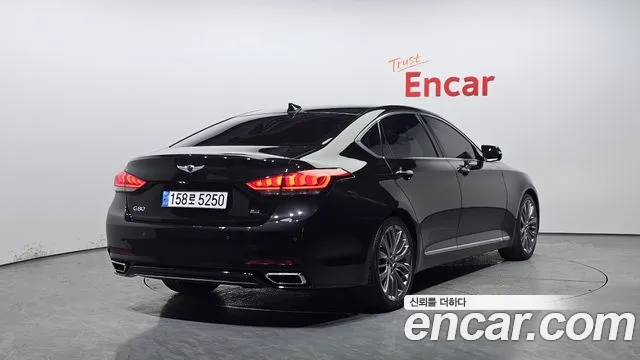 Genesis G80 2018 Черный из Кореи, фото 3